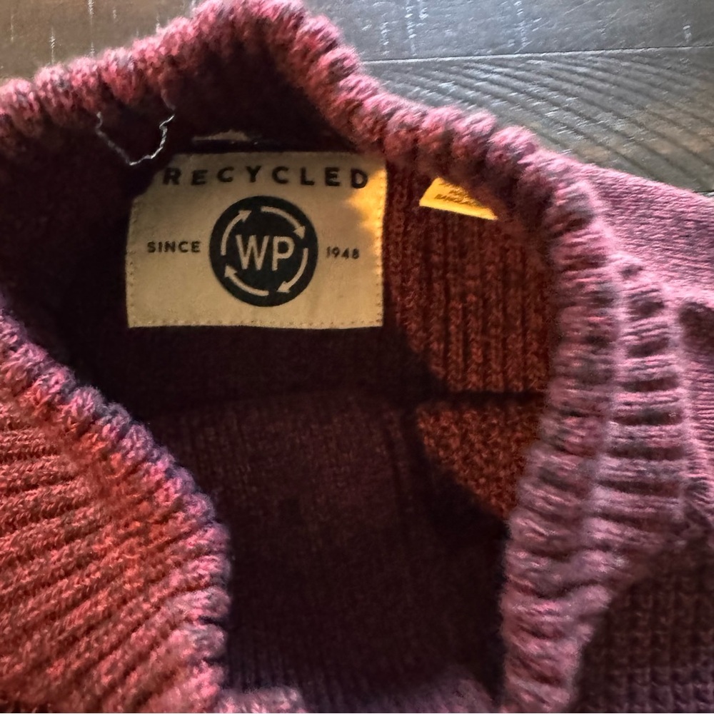 Weatherproof Button Mock Sweater - Picture 4 of 5